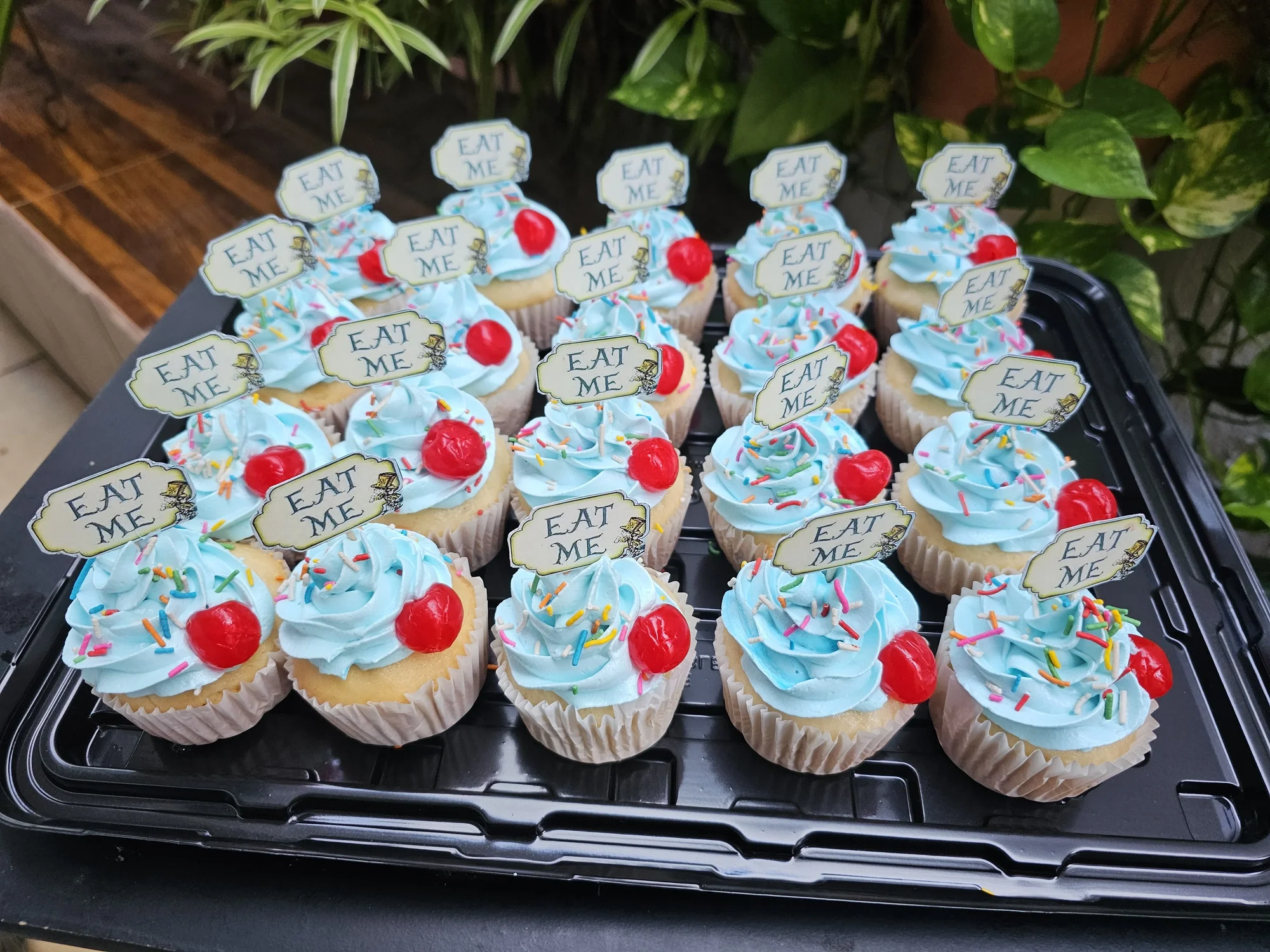 Plancha de Cupcakes 20 - 60 piezas - Diseno 12 Sweet Hell