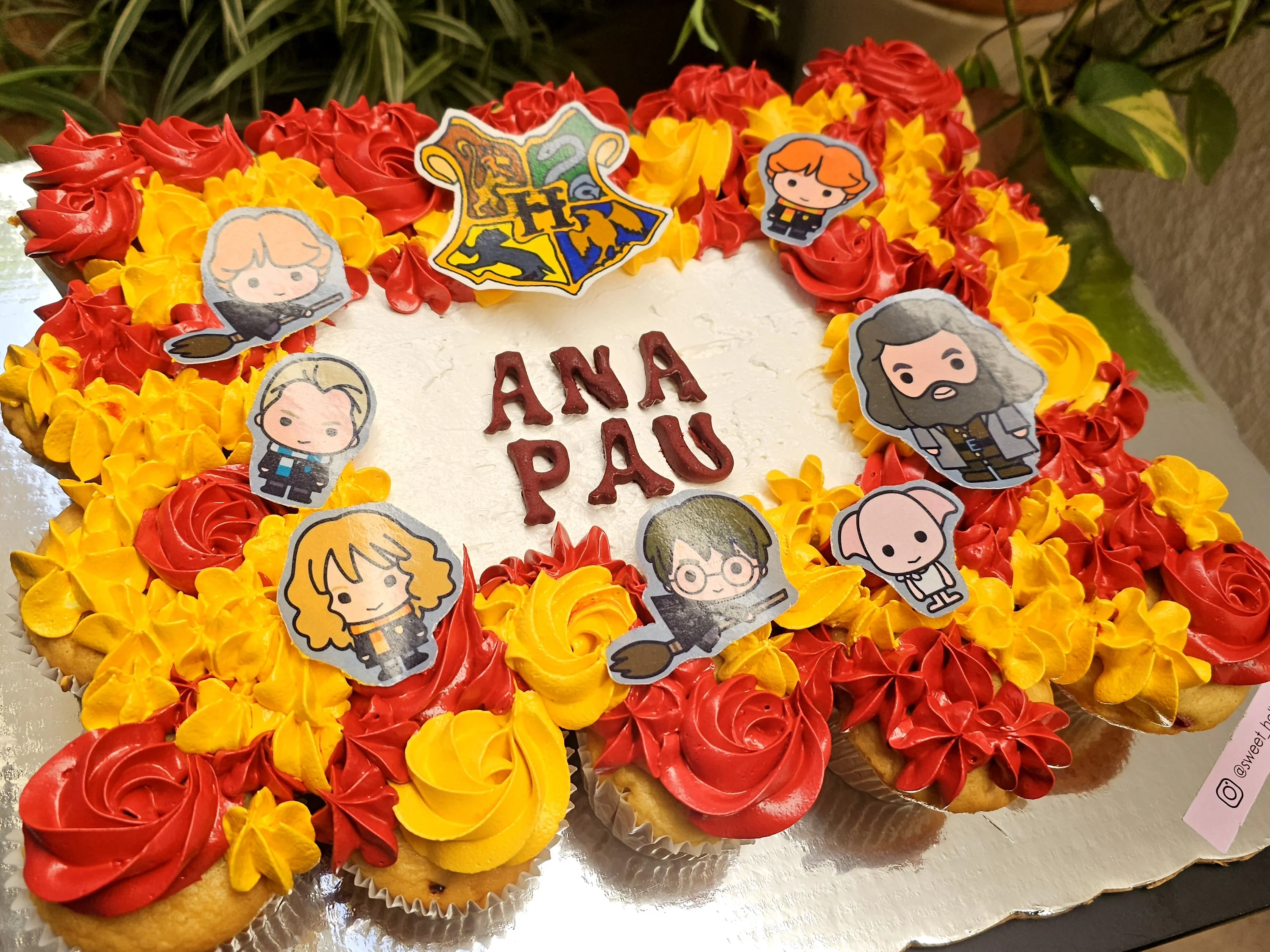 Plancha de Cupcakes 20 - 60 piezas - Diseno 4 Sweet Hell