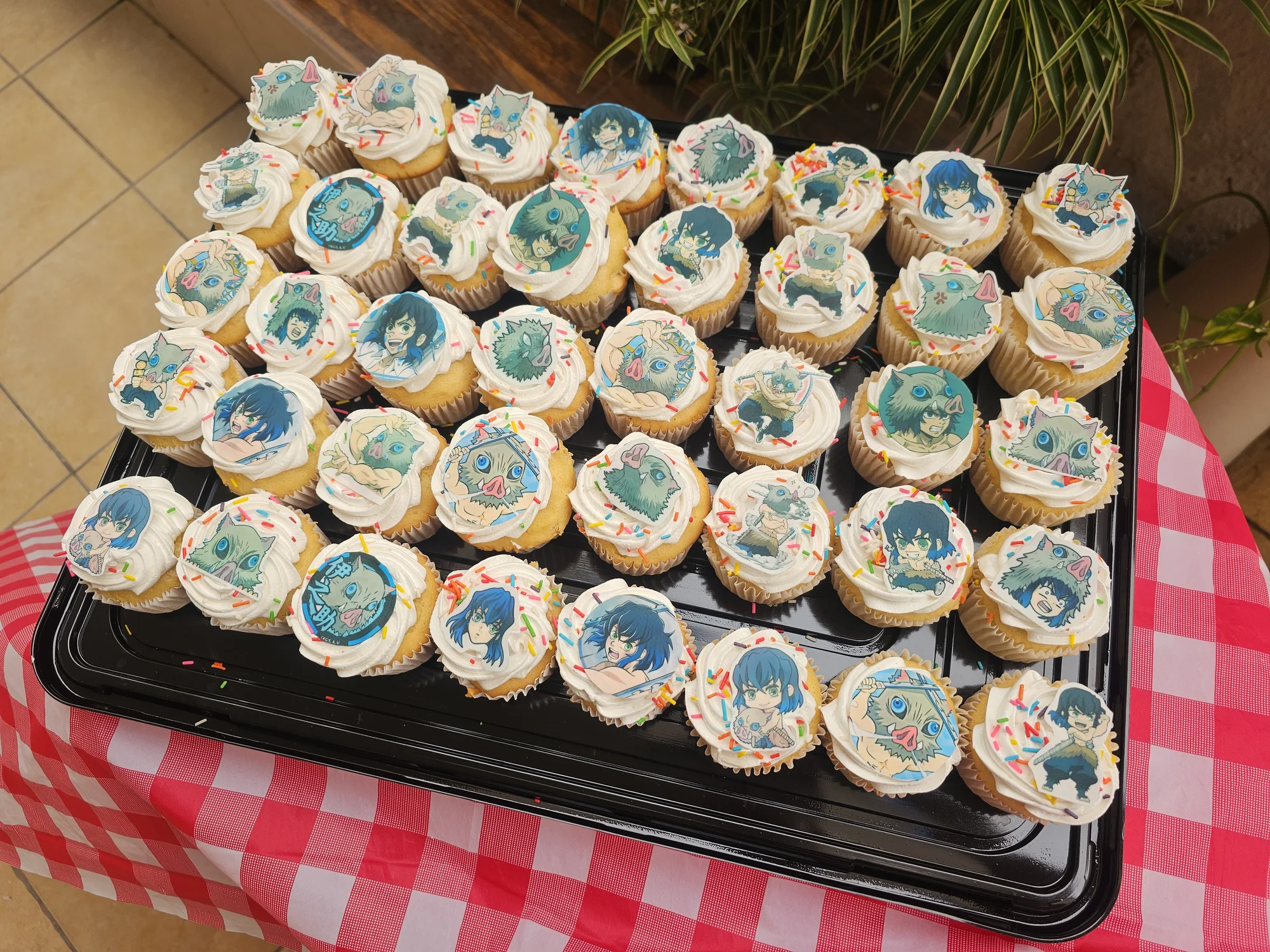 Plancha de Cupcakes 20 - 60 piezas - Diseno 16 Sweet Hell