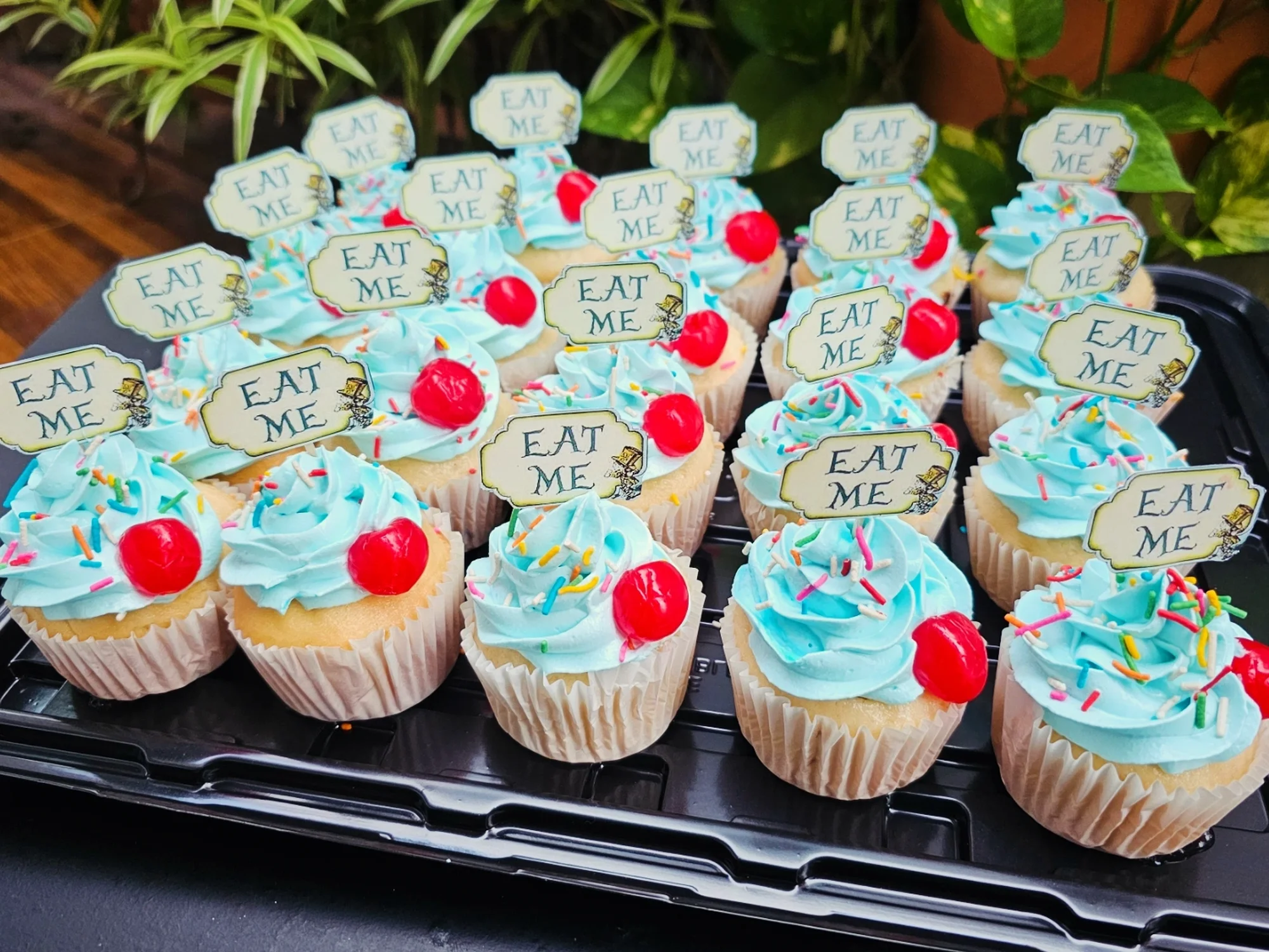 Plancha de Cupcakes 20 - 60 piezas - Diseno 17 Sweet Hell